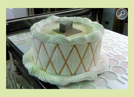 Муляж свадебного торта из пенопласта